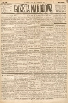 Gazeta Narodowa. 1887, nr 229