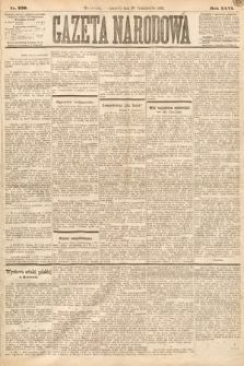 Gazeta Narodowa. 1887, nr 239