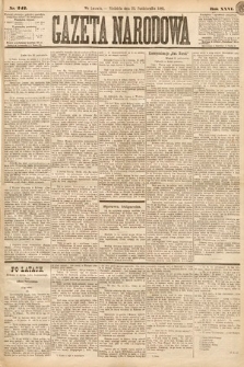 Gazeta Narodowa. 1887, nr 242