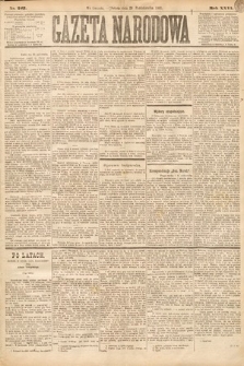 Gazeta Narodowa. 1887, nr 247