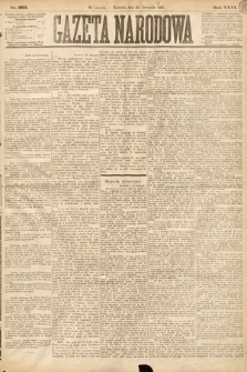 Gazeta Narodowa. 1887, nr 265