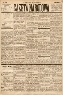 Gazeta Narodowa. 1887, nr 273