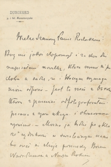 Listy różnych autorów do różnych osób z lat 1867–1907. T. 1, Abgarowicz – Łepkowski