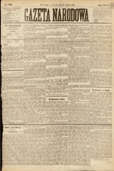 Gazeta Narodowa. 1887, nr 291