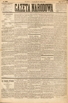 Gazeta Narodowa. 1887, nr 296