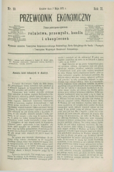 Przewodnik Ekonomiczny : pismo poświęcone sprawom rolnictwa, przemysłu, handlu i ubezpieczeń. R.2, nr 19 (7 maja 1871)