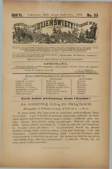 Dzień Święty. R.6, No. 33 (16 sierpnia 1888)