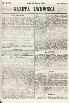 Gazeta Lwowska. 1862, nr 174