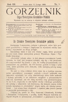 Gorzelnik : organ Towarzystwa Gorzelników Polskich we Lwowie. R. 3, 1890, nr 8