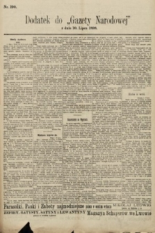 Gazeta Narodowa. 1898, nr 190