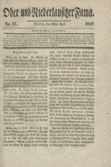 Ober- und Niederlausitzer Fama. 1837, No. 31 (20 April)