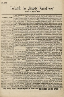 Gazeta Narodowa. 1898, nr 204