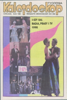 Kalejdoskop Tygodnia : magazyn weekendowy. 1990, nr 4 (26 stycznia) = nr 50