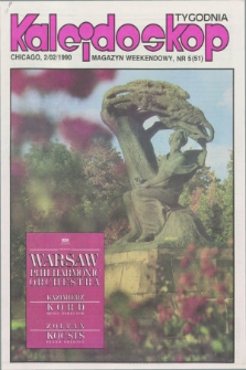 Kalejdoskop Tygodnia : magazyn weekendowy. 1990, nr 5 (2 lutego) = nr 51