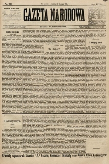 Gazeta Narodowa. 1898, nr 223