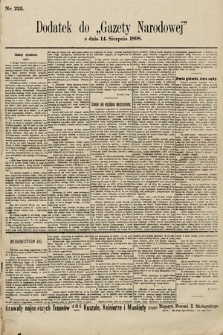 Gazeta Narodowa. 1898, nr 225
