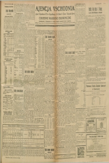 Ajencja Wschodnia. Codzienne Wiadomości Ekonomiczne = Agence Télégraphique de l'Est = Telegraphenagentur „Der Ostdienst” = Eastern Telegraphic Agency. R.8, nr 236 (14 i 15 października 1928)