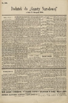 Gazeta Narodowa. 1898, nr 226