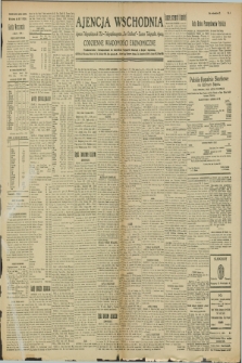Ajencja Wschodnia. Codzienne Wiadomości Ekonomiczne = Agence Télégraphique de l'Est = Telegraphenagentur „Der Ostdienst” = Eastern Telegraphic Agency. R.9, nr 5 (6 i 7 stycznia 1929)