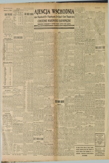 Ajencja Wschodnia. Codzienne Wiadomości Ekonomiczne = Agence Télégraphique de l'Est = Telegraphenagentur „Der Ostdienst” = Eastern Telegraphic Agency. R.9, nr 18 (22 stycznia 1929)