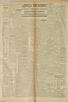 Ajencja Wschodnia. Codzienne Wiadomości Ekonomiczne = Agence Télégraphique de l'Est = Telegraphenagentur „Der Ostdienst” = Eastern Telegraphic Agency. R.9, nr 19 (23 stycznia 1929)