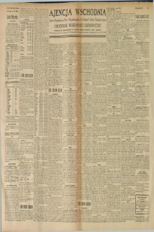 Ajencja Wschodnia. Codzienne Wiadomości Ekonomiczne = Agence Télégraphique de l'Est = Telegraphenagentur „Der Ostdienst” = Eastern Telegraphic Agency. R.9, nr 21 (25 stycznia 1929)