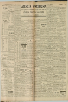 Ajencja Wschodnia. Codzienne Wiadomości Ekonomiczne = Agence Télégraphique de l'Est = Telegraphenagentur „Der Ostdienst” = Eastern Telegraphic Agency. R.9, nr 27 (1 lutego 1929)