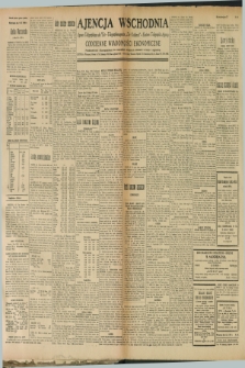 Ajencja Wschodnia. Codzienne Wiadomości Ekonomiczne = Agence Télégraphique de l'Est = Telegraphenagentur „Der Ostdienst” = Eastern Telegraphic Agency. R.9, nr 38 (15 lutego 1929)