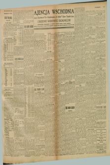 Ajencja Wschodnia. Codzienne Wiadomości Ekonomiczne = Agence Télégraphique de l'Est = Telegraphenagentur „Der Ostdienst” = Eastern Telegraphic Agency. R.9, nr 43 (21 lutego 1929)