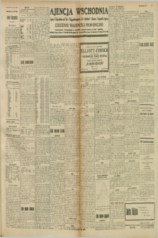 Ajencja Wschodnia. Codzienne Wiadomości Ekonomiczne = Agence Télégraphique de l'Est = Telegraphenagentur „Der Ostdienst” = Eastern Telegraphic Agency. R.9, nr 57 (9 marca 1929)