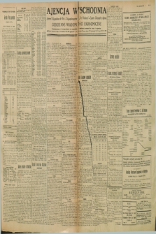 Ajencja Wschodnia. Codzienne Wiadomości Ekonomiczne = Agence Télégraphique de l'Est = Telegraphenagentur „Der Ostdienst” = Eastern Telegraphic Agency. R.9, nr 85 (14 i 15 kwietnia 1929)