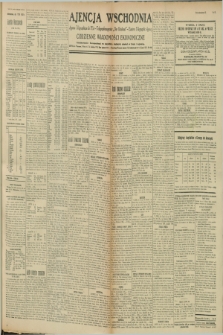 Ajencja Wschodnia. Codzienne Wiadomości Ekonomiczne = Agence Télégraphique de l'Est = Telegraphenagentur „Der Ostdienst” = Eastern Telegraphic Agency. R.9, nr 87 (17 kwietnia 1929)