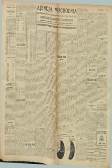 Ajencja Wschodnia. Codzienne Wiadomości Ekonomiczne = Agence Télégraphique de l'Est = Telegraphenagentur „Der Ostdienst” = Eastern Telegraphic Agency. R.9, nr 102 (5 i 6 maja 1929)