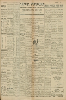 Ajencja Wschodnia. Codzienne Wiadomości Ekonomiczne = Agence Télégraphique de l'Est = Telegraphenagentur „Der Ostdienst” = Eastern Telegraphic Agency. R.9, nr 131 (12 czerwca 1929)