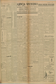 Ajencja Wschodnia. Codzienne Wiadomości Ekonomiczne = Agence Télégraphique de l'Est = Telegraphenagentur „Der Ostdienst” = Eastern Telegraphic Agency. R.9, nr 149 (4 lipca 1929)