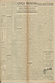 Ajencja Wschodnia. Codzienne Wiadomości Ekonomiczne = Agence Télégraphique de l'Est = Telegraphenagentur „Der Ostdienst” = Eastern Telegraphic Agency. R.9, nr 160 (17 lipca 1929)