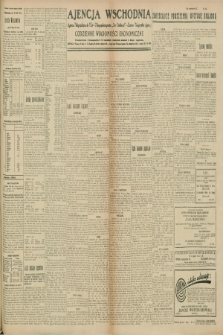 Ajencja Wschodnia. Codzienne Wiadomości Ekonomiczne = Agence Télégraphique de l'Est = Telegraphenagentur „Der Ostdienst” = Eastern Telegraphic Agency. R.9, nr 168 (26 lipca 1929)