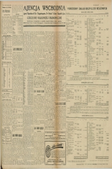 Ajencja Wschodnia. Codzienne Wiadomości Ekonomiczne = Agence Télégraphique de l'Est = Telegraphenagentur „Der Ostdienst” = Eastern Telegraphic Agency. R.9, nr 172 (31 lipca 1929)