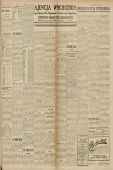 Ajencja Wschodnia. Codzienne Wiadomości Ekonomiczne = Agence Télégraphique de l'Est = Telegraphenagentur „Der Ostdienst” = Eastern Telegraphic Agency. R.9, nr 174 (2 sierpnia 1929)