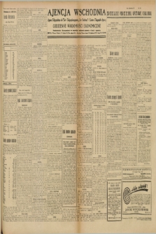 Ajencja Wschodnia. Codzienne Wiadomości Ekonomiczne = Agence Télégraphique de l'Est = Telegraphenagentur „Der Ostdienst” = Eastern Telegraphic Agency. R.9, nr 176 (4 i 5 sierpnia 1929)