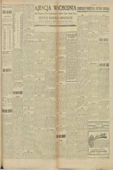 Ajencja Wschodnia. Codzienne Wiadomości Ekonomiczne = Agence Télégraphique de l'Est = Telegraphenagentur „Der Ostdienst” = Eastern Telegraphic Agency. R.9, nr 182 (11 i 12 sierpnia 1929)