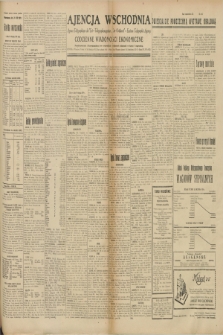 Ajencja Wschodnia. Codzienne Wiadomości Ekonomiczne = Agence Télégraphique de l'Est = Telegraphenagentur „Der Ostdienst” = Eastern Telegraphic Agency. R.9, nr 188 (20 sierpnia 1929)