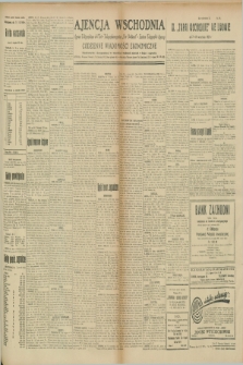 Ajencja Wschodnia. Codzienne Wiadomości Ekonomiczne = Agence Télégraphique de l'Est = Telegraphenagentur „Der Ostdienst” = Eastern Telegraphic Agency. R.9, nr 199 (1 i 2 września 1929)
