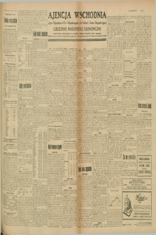 Ajencja Wschodnia. Codzienne Wiadomości Ekonomiczne = Agence Télégraphique de l'Est = Telegraphenagentur „Der Ostdienst” = Eastern Telegraphic Agency. R.9, nr 226 (3 października 1929)