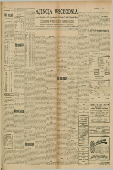 Ajencja Wschodnia. Codzienne Wiadomości Ekonomiczne = Agence Télégraphique de l'Est = Telegraphenagentur „Der Ostdienst” = Eastern Telegraphic Agency. R.9, nr 235 (13 i 14 października 1929)