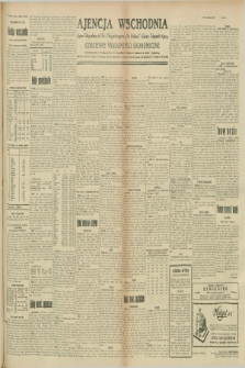 Ajencja Wschodnia. Codzienne Wiadomości Ekonomiczne = Agence Télégraphique de l'Est = Telegraphenagentur „Der Ostdienst” = Eastern Telegraphic Agency. R.9, nr 236 (15 pażdziernika 1929)