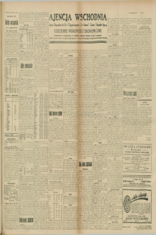 Ajencja Wschodnia. Codzienne Wiadomości Ekonomiczne = Agence Télégraphique de l'Est = Telegraphenagentur „Der Ostdienst” = Eastern Telegraphic Agency. R.9, nr 237 (16 października 1929)