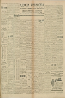 Ajencja Wschodnia. Codzienne Wiadomości Ekonomiczne = Agence Télégraphique de l'Est = Telegraphenagentur „Der Ostdienst” = Eastern Telegraphic Agency. R.9, nr 249 (30 października 1929)