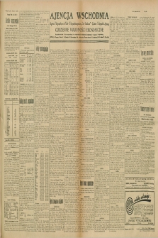 Ajencja Wschodnia. Codzienne Wiadomości Ekonomiczne = Agence Télégraphique de l'Est = Telegraphenagentur „Der Ostdienst” = Eastern Telegraphic Agency. R.9, nr 253 (5 listopada 1929)