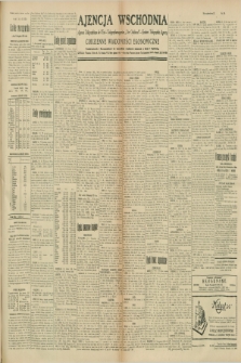 Ajencja Wschodnia. Codzienne Wiadomości Ekonomiczne = Agence Télégraphique de l'Est = Telegraphenagentur „Der Ostdienst” = Eastern Telegraphic Agency. R.9, nr 254 (6 listopada 1929)